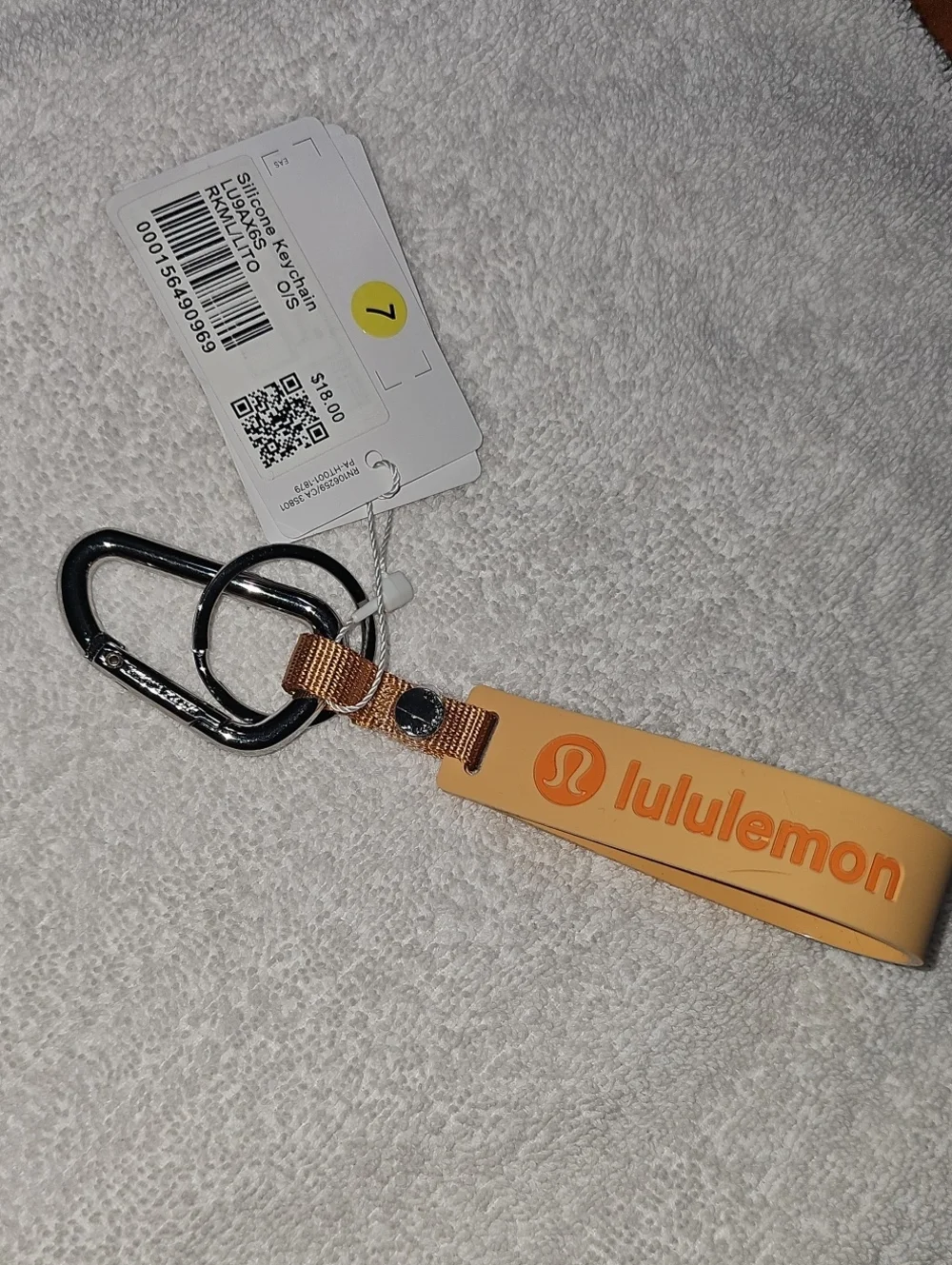 Lululemon Silicone Keychain!! Nwts! RKML/LITO!!